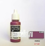 70959 Vallejo Краска акриловая `Model Color` Пурпурный / Purple