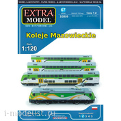 EM067 Extra Model Paper model Koleje Mazowieckie