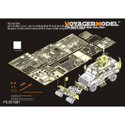 PE351081 Voyager Model 1/35 Фототравление для бронетранспортёра M1235A1 Maxx Pro Dash DXM с Spark II (для PANDA PH35032+TK-09)