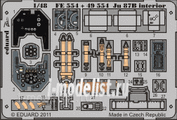 FE554 Eduard 1/48 Color photo etched parts for the Ju 87B interior S. A.