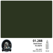 01.288 Jim Scale Краска под аэрограф Dark Green FS 34079