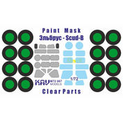 M72 067 KAV models 1/72 Paint mask and glazing for Elbrus (Scud-B) (Revell)