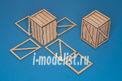35D26 RB Model 1/35 Natural wood box (oryginal dim.:45cm x 45cm x 70cm)