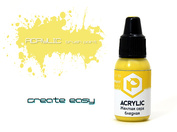 F19 Pacific88 Paint acrylic Yellow sulfur pale (Pale Yellow sulfur) Volume: 10 ml.