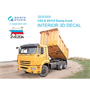QD43004 Quinta Studio 1/43 3D Декаль интерьера кабины для модели 