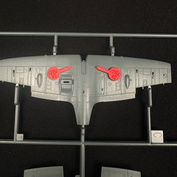 75001 SX-Art 1/72 Заглушки ниш для Spitfire Mk.Vb (Eduard)