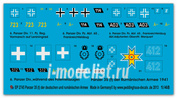ep 2745 Peddinghaus-decals 1/48 Decal Panzer 35 ( t) of the german and romainian Army