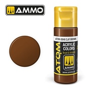 ATOM20048 Ammo Mig Акриловая краска ATOM COLOR Глинисто-коричневый / Clay Brown