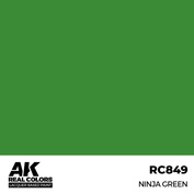 RC849 AK Interactive Лаковая краска Зеленый ниндзя / Ninja Green