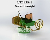 NS72026 North Zvezda 1/72 PAK-1 Soviet Gunsights 4 pcs. In a set