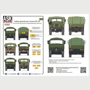 ASK35035 All Scale Kits (ASK) 1/35 Комплект декалей для военной техники ВС РФ