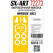 72273 SX-Art 1/72 Окрасочная маска Mirage IIICJ (Special Hobby)