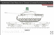 2125X Takom 1/35 Jagdpanther G1 Early Production w/Zimmerit & Schwerer Platformwagen Type Ssys