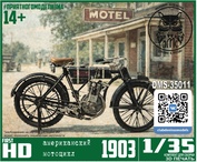 DMS-35011 ДМС 1/35 Американский мотоцикл First 1903-1904