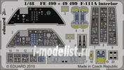 FE499 Eduard 1/48 Color photo etched parts for F-111A interior S. A.