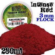 10040 Green Stuff World Intense Red Grass 3 mm, 280 ml / Static Grass Flock-Intense Red 3 mm - 280 ml