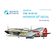 QD48141 Quinta Studio 1/48 3D Декаль интерьера кабины Ki-61-Id (Tamiya)