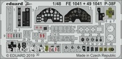 491041 Eduard 1/48 photo-etched parts Set P-38F 