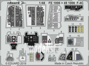 491006 Eduard photo etched parts for 1/48 F-4C interior