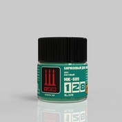 НК-609 128 Краска серии НК Бирюзовый для интерьера кабин самолетов ВВС СССР\РФ, 10 мл.