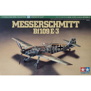 60750 Tamiya 1/72 German world war II aircraft Messerschmitt Bf 109E-3