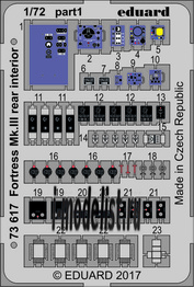 73617 Eduard 1/72 Фототравление для Fortress Mk. III задний интерьер