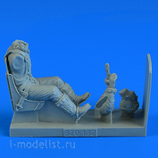 320 132 Aires 1/32 USAAF WWII Pilot with ej. seat for P-51D Mustang