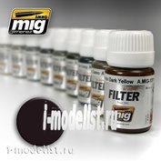 AMIG1506 Mig Ammo Filter Brown for dark green (BROWN FOR DARK GREEN)