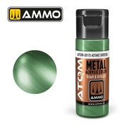 ATOM20175 Ammo Mig Акриловая краска ATOM COLOR METALLIC Зелёный Аотаке / Aotake Green