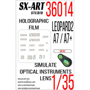 36014 SX-Art 1/35 Имитация смотровых приборов Leopard 2 A7 / A7+ (MENG)