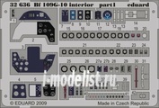 32636 1/32 Eduard Color photo etched parts for Bf 109G-10 interior   