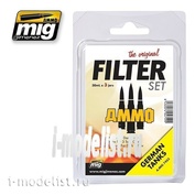 AMIG7453 Ammo Mig air Set of three filters 