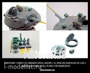 B35111 Miniarm 1/35 BMP-2 correction set, kumbashinka, gunner, illuminators OU-3,OU-5 a mask of a gun, turning the barrel, photo-etched parts.