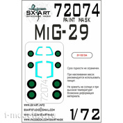 72074 SX-Art 1/72 Окрасочная маска MiGG-29 (Звезда)