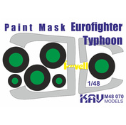 M48 070 KAV models 1/48 Paint mask for Eurofighter Typhoon (Revell)