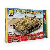 AMIG7737 Ammo Mig Набор SOLUTION BOX 35 - Notмецкие автомобили Dunkelgelb времен 2МВ / WWII German Dunkelgelb Vehicles (на нескольких языках)