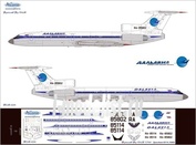 Т5М-024 Ascensio 1/144 Декаль на самолет тушка-154М (Далавиа 85114, 85802) 