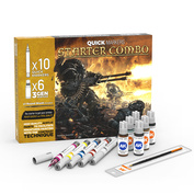 AKMQ111 AK Interactive Набор Zvezdater Combo - Маркеры Quick Marker + краски 3gen + кисть