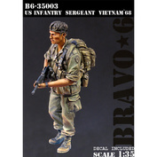 B6-35003 Bravo-6 1/35 U.S. Infantry Sergeant, Vietnam '68 / Сержант пехоты США, Вьетнам 68-го года