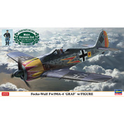 07492 Hasegawa 1/48 Самолёт Focke-Wulf Fw190A-4 'Graf' с фигуркой