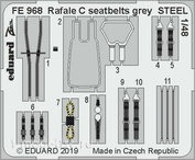 FE968 Eduard 1/48 Steel Belts for Rafale C 