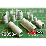 АМG72053-1 Amigo Models 1/72 Я-40 Двигатели АИ-25 и устройства реверса	