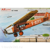 14408 AZmodel 1/144 Scales Aircraft Fokker F-VIIa