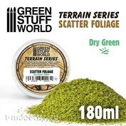 10507 Green Stuff World Рассеянная листва - сухая-зелёная, 180 мл / Scatter Foliage - Dry Green - 180 ml