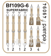 49094 Eduard 1/48 photo etched parts for Bf 109G seatbelts SUPERFABRIC