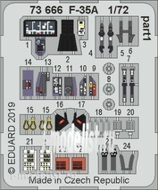 73666 Eduard 1/72 photo etched parts for F-35A