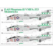 URS4826 Sunrise 1/48 Decal for F-4J Phantom-II VMFA-333