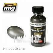 AMIG8203 Ammo Mig DARK ALUMINIUM - Alclad II 103 (30 ml) / ТЕМНЫЙ АЛЮМИНИЙ