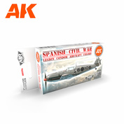 AK11714 AK Interactive Набор акриловых красок 