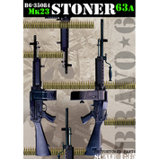 B6-35084 Bravo-6 1/35 Mk23 Stoner 63a / Mk23 Stoner 63a